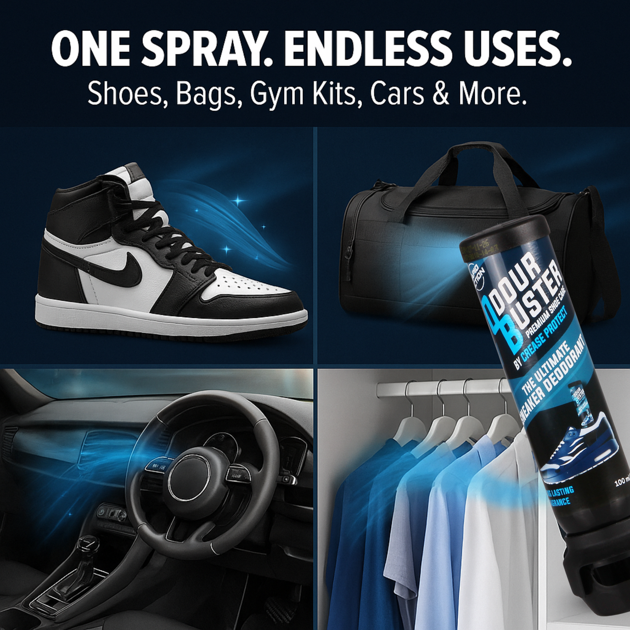 Odour Buster Shoe Deodorant & Spray