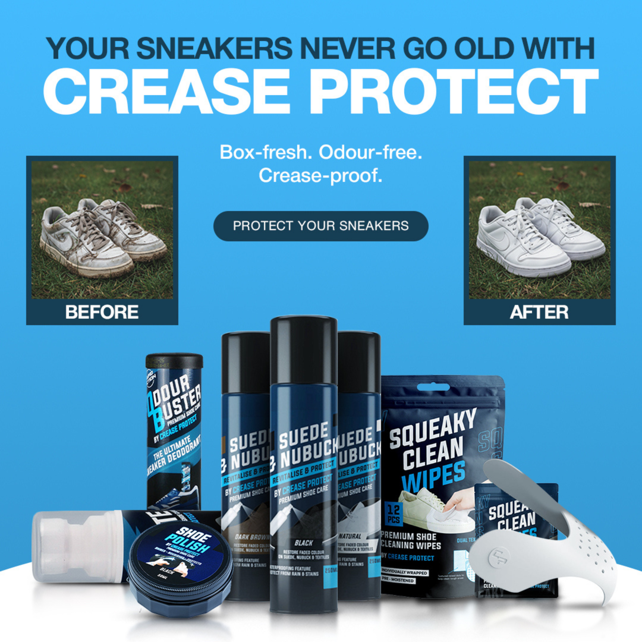 Crease Protect - The Ultimate Shoe Crease Protectors