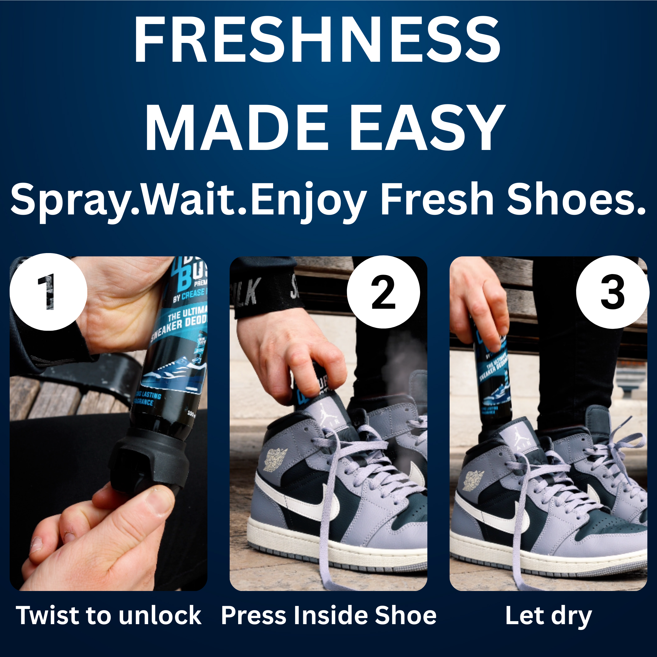 Odour Buster Shoe Deodorant & Spray