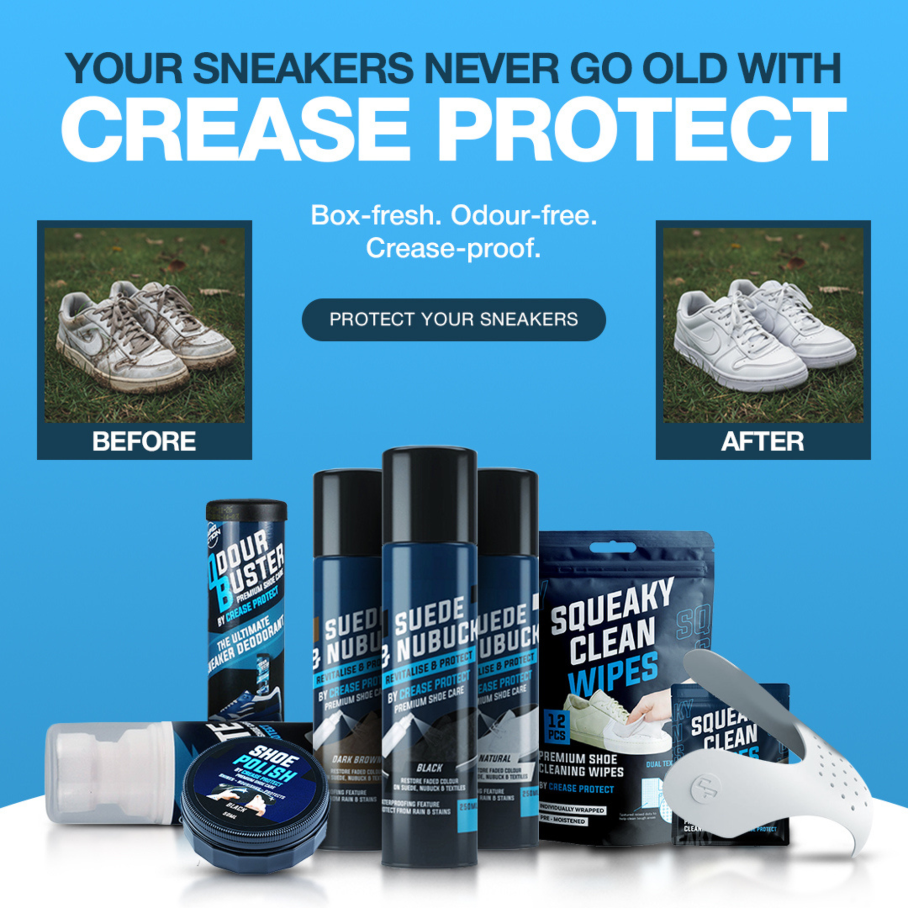 Squeaky Clean Wipes - Premium Shoe Cleaning Wipes