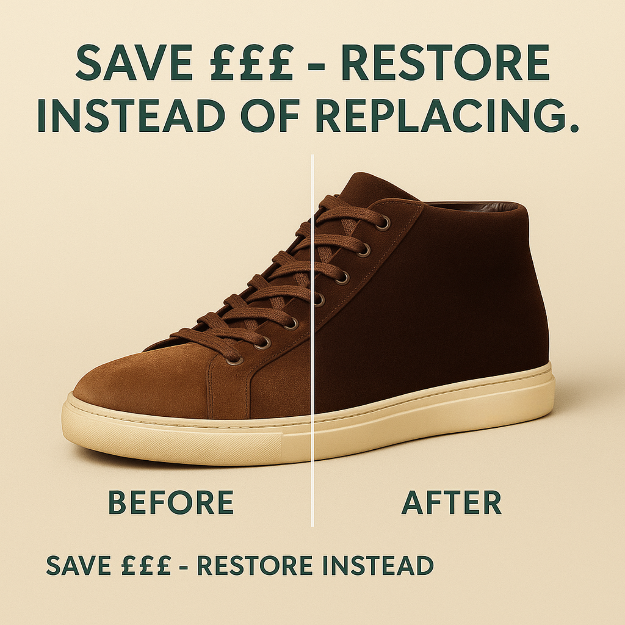 Suede & Nubuck Restorer, Protector and cleaner Spray 250ML