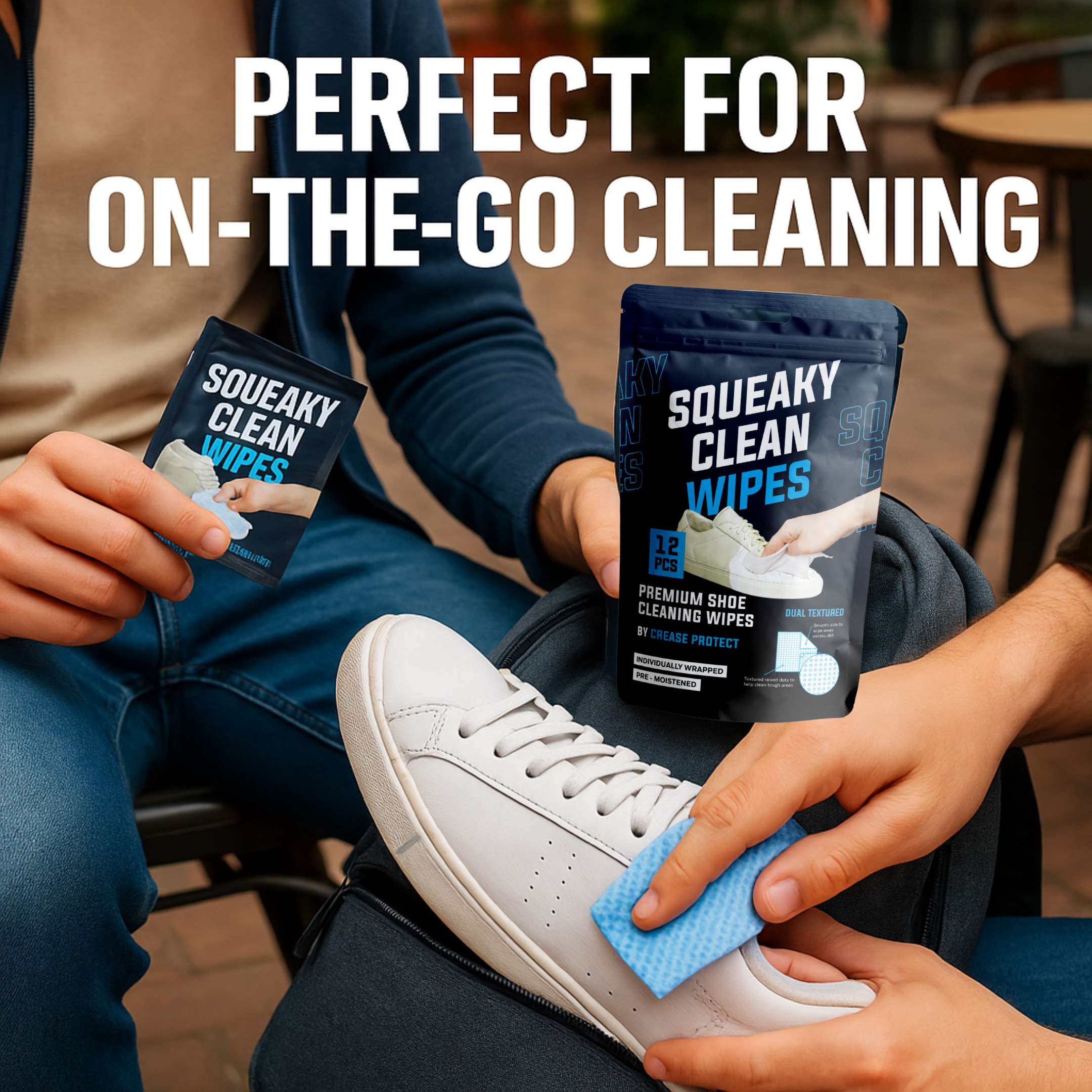 Squeaky Clean Wipes - Premium Shoe Cleaning Wipes