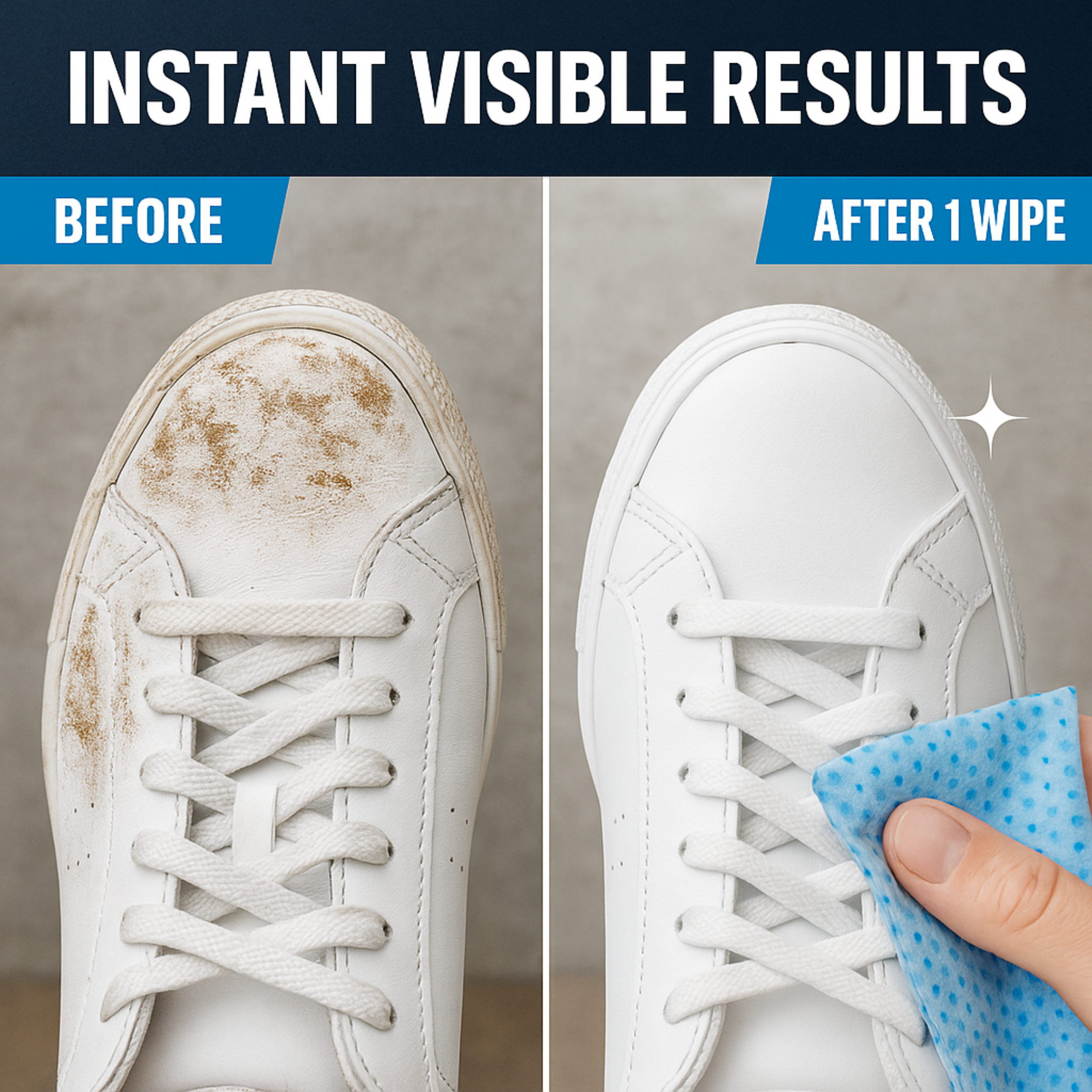Squeaky Clean Wipes - Premium Shoe Cleaning Wipes