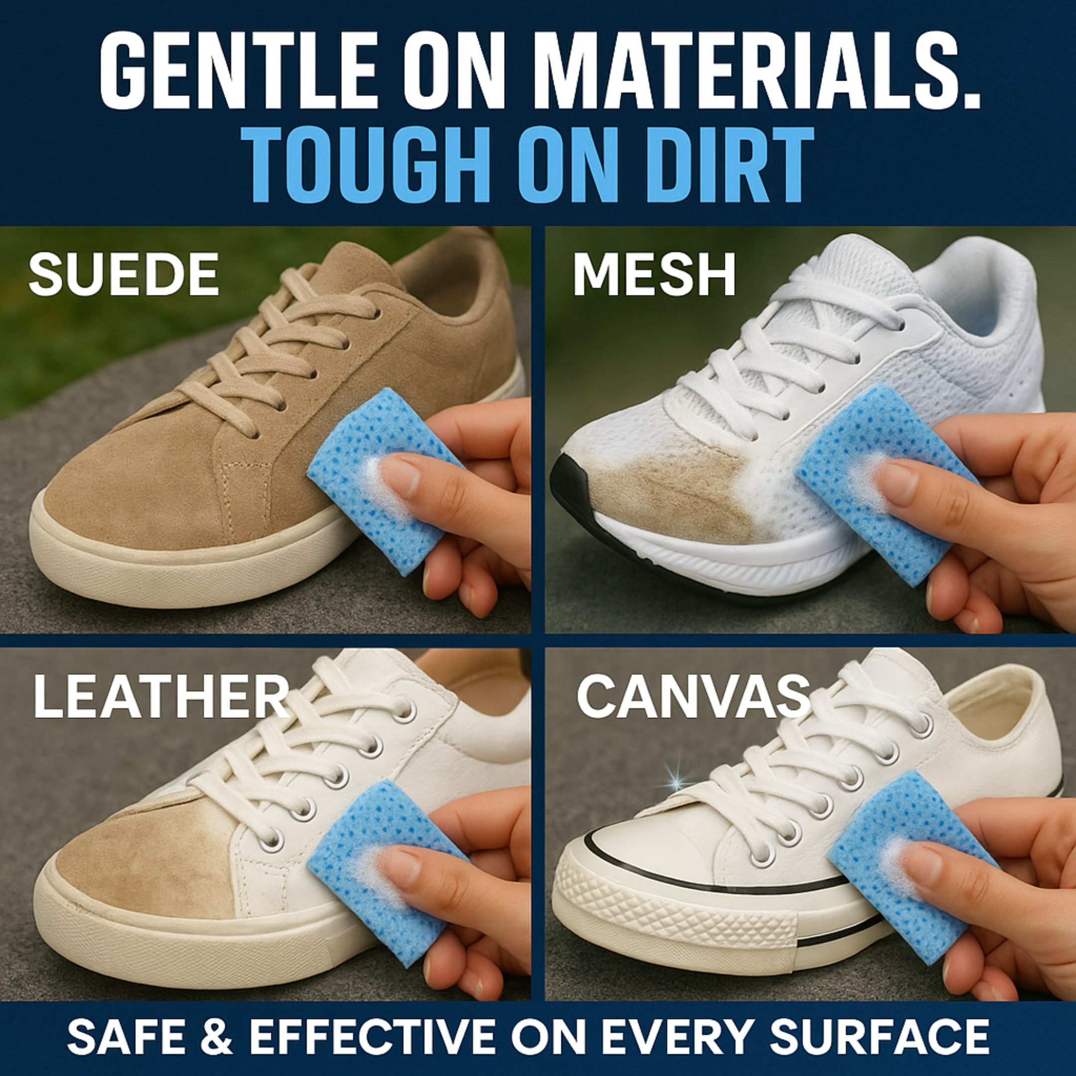 Squeaky Clean Wipes - Premium Shoe Cleaning Wipes