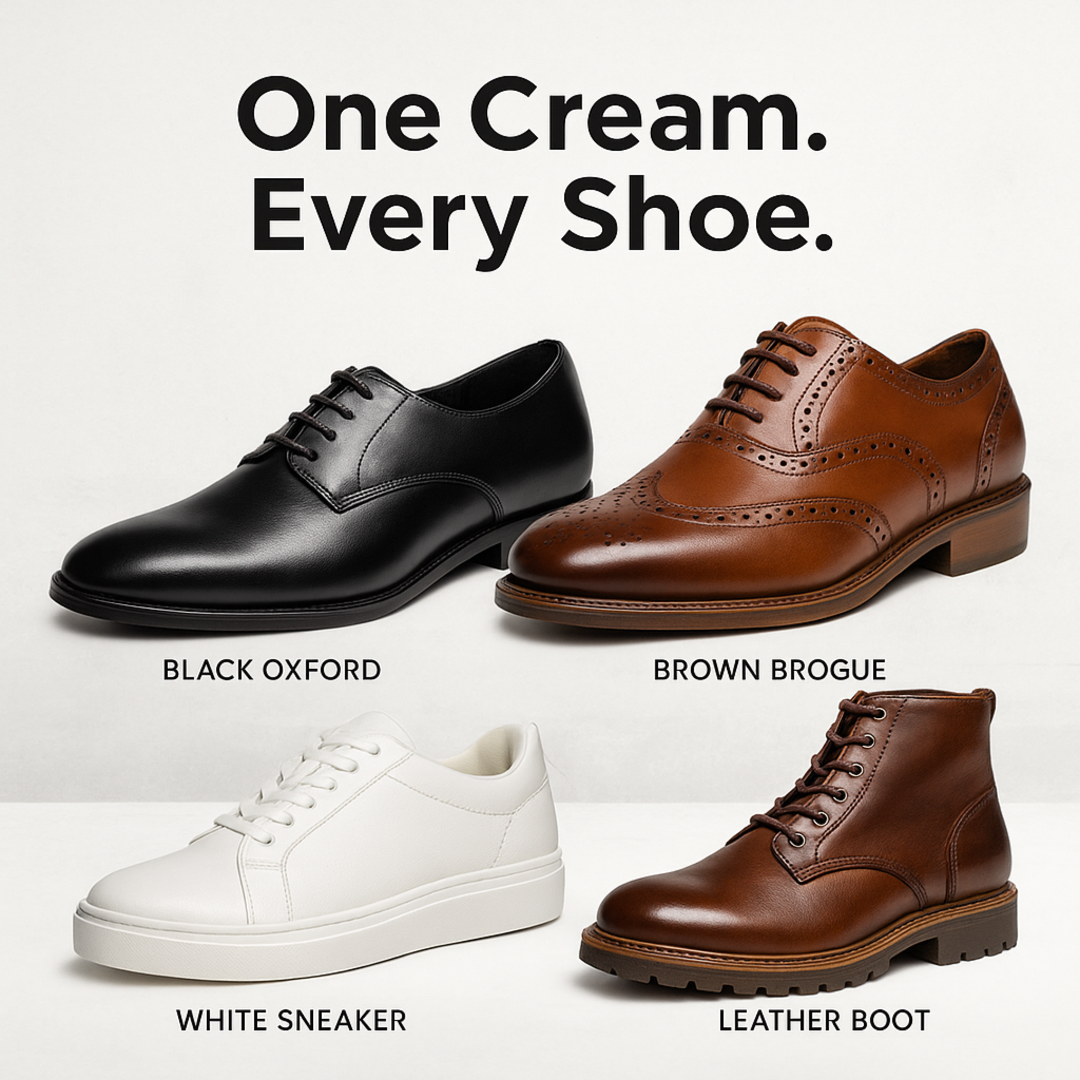 Shoe Cream For Leather Shoes