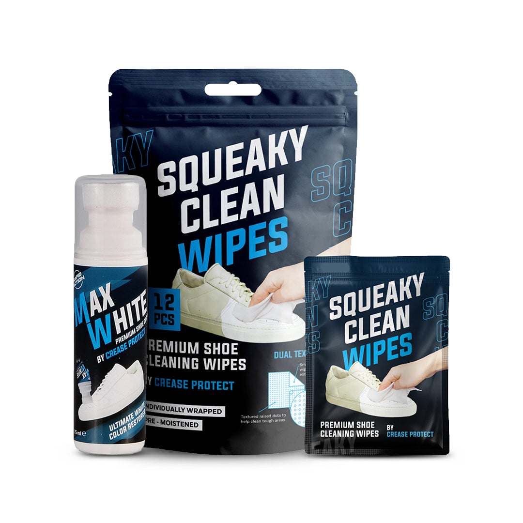 Sneaker Essentials Kit | Max White + Wipes (12)