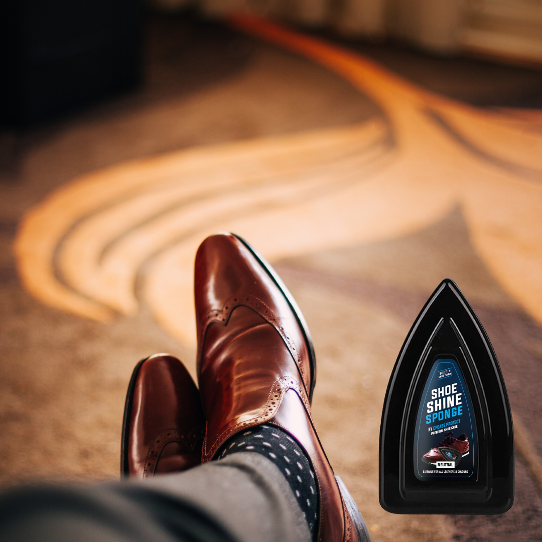 blue shoe polish