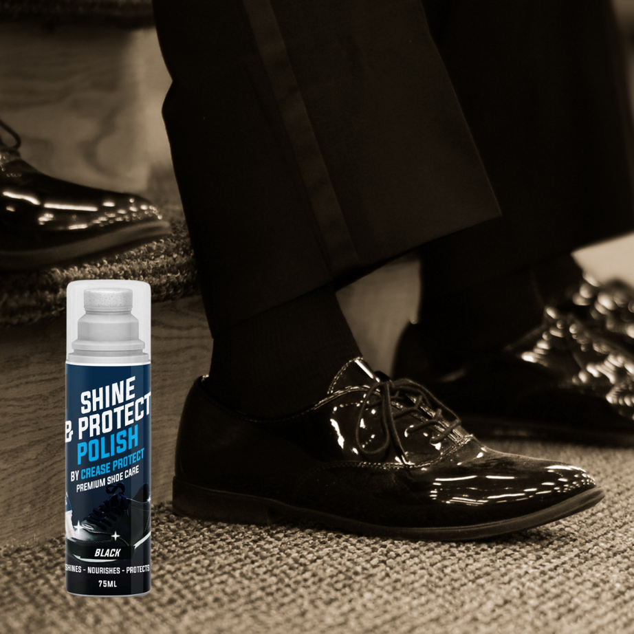navy shoe polish