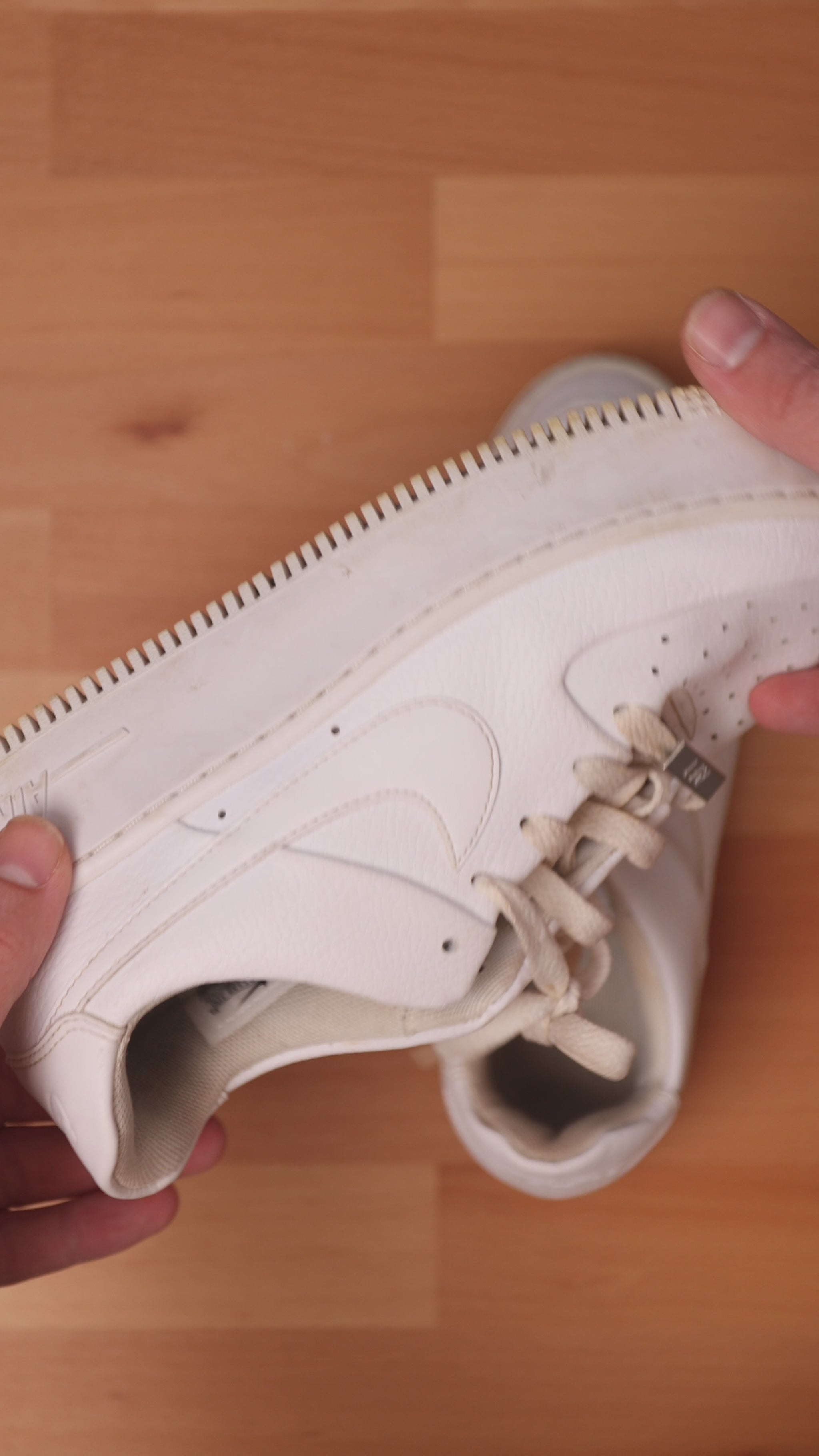 white trainer paint