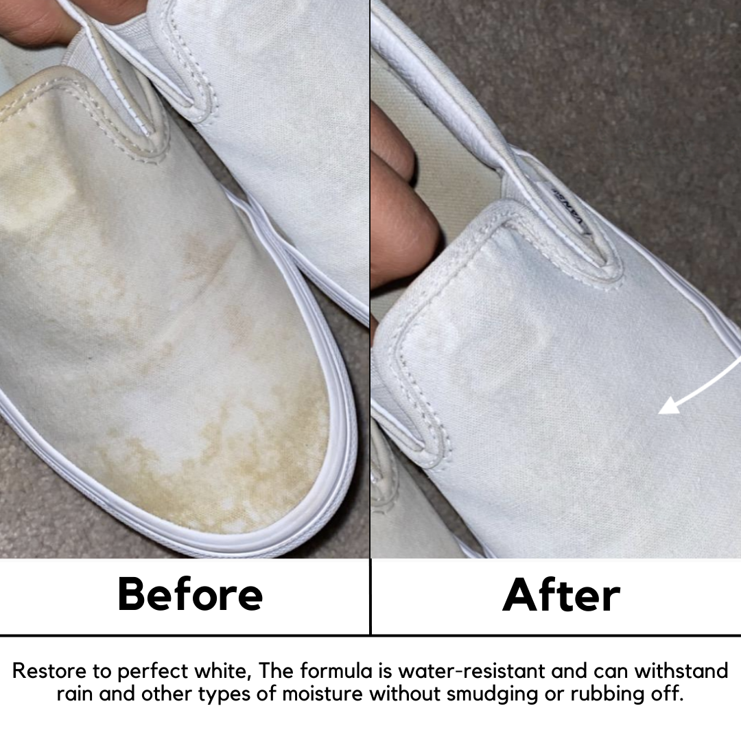 white leather shoe polish